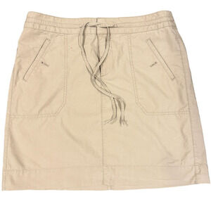 LOFT  tan‎ cargo skirt 2